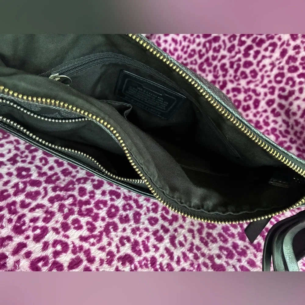 Coach Black Signature Crossbody Bag